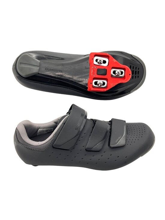 Shimano Shoes - Shimano RP2W Cycling Shoes With Cleats Womens Size 5.5 US Gray Pedaling Dynamics